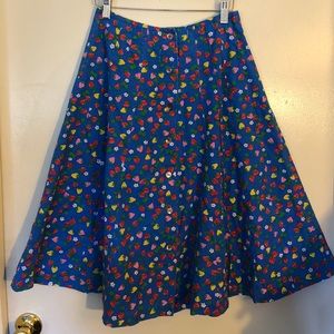 Darling vintage strawberry skirt!